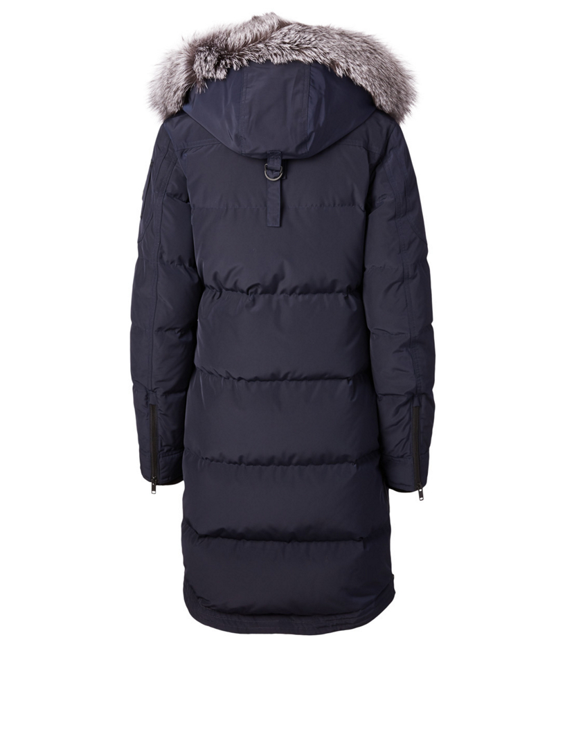 MOOSE KNUCKLES Salmon River Down Parka With Fur Trim Holt Renfrew