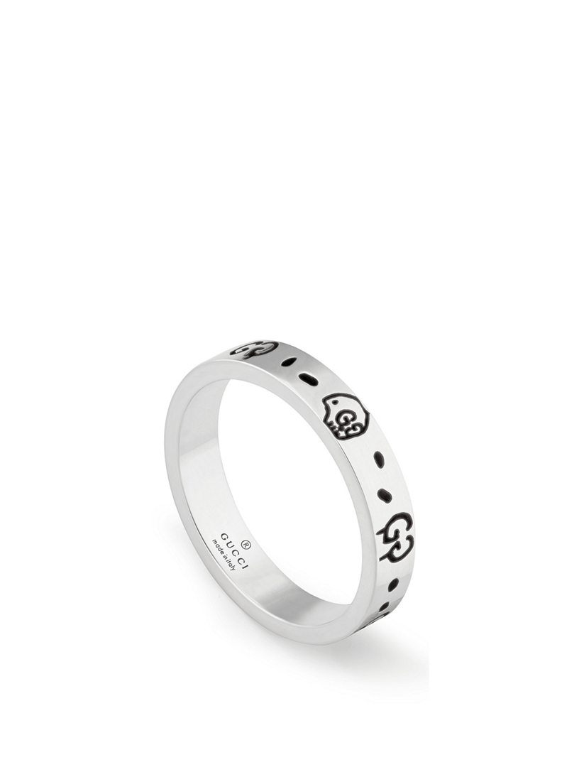 GucciGhost Silver Ring