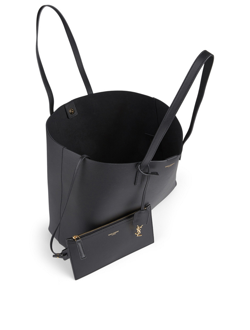 SAINT LAURENT East West Leather Tote Bag | Holt Renfrew