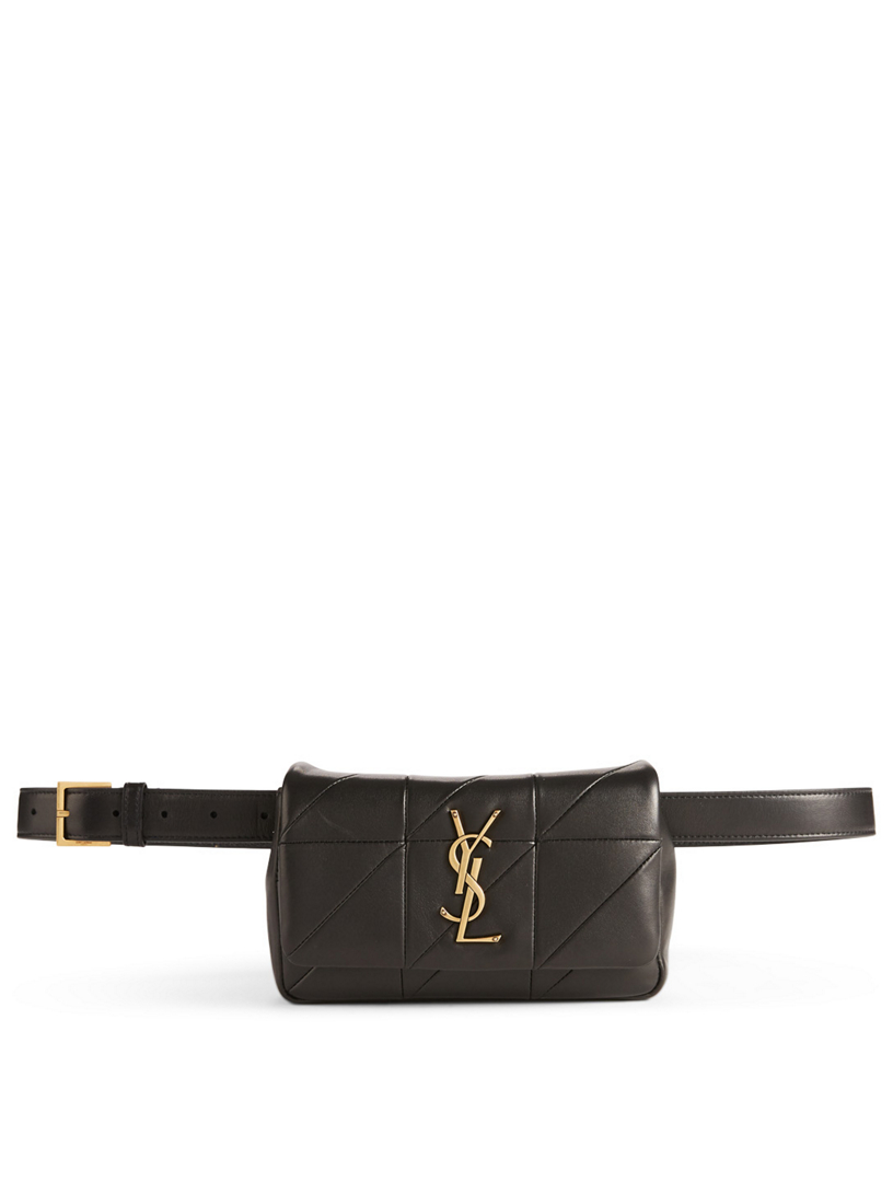 SAINT LAURENT Monogramme leather belt