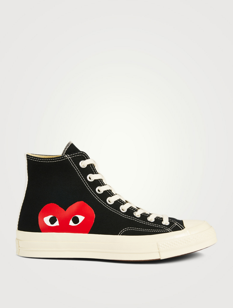 COMME DES GARÇONS PLAY CONVERSE X CDG PLAY Chuck Taylor '70 High-Top ...