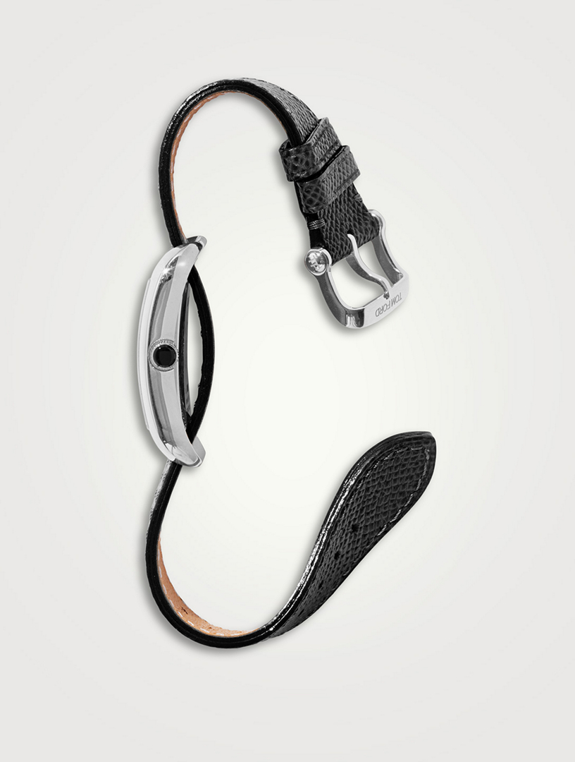Pebble Grain Leather Strap