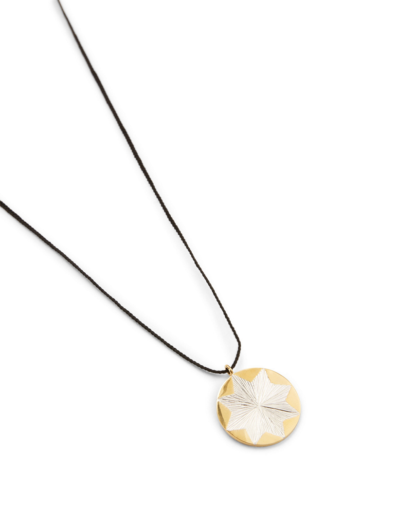 Dawn + Dusk 18K Gold-Plated And Sterling Silver Pendant Necklace