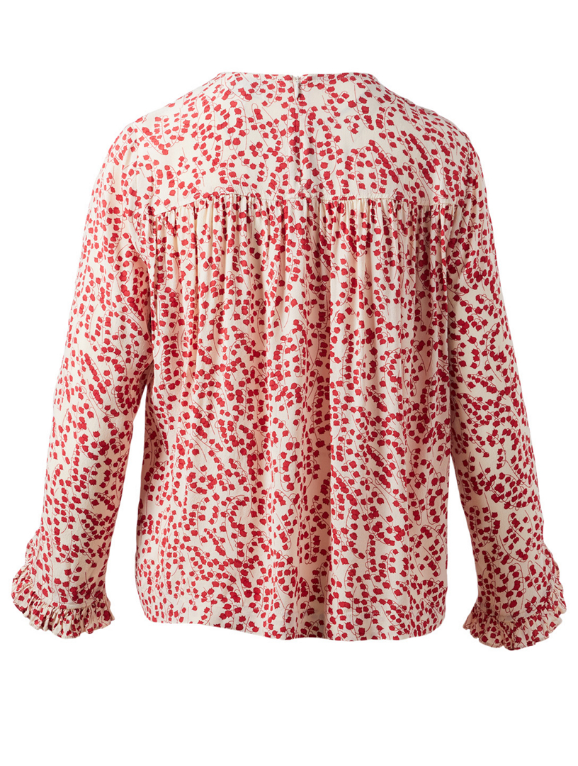 Printed Crepe Blouse