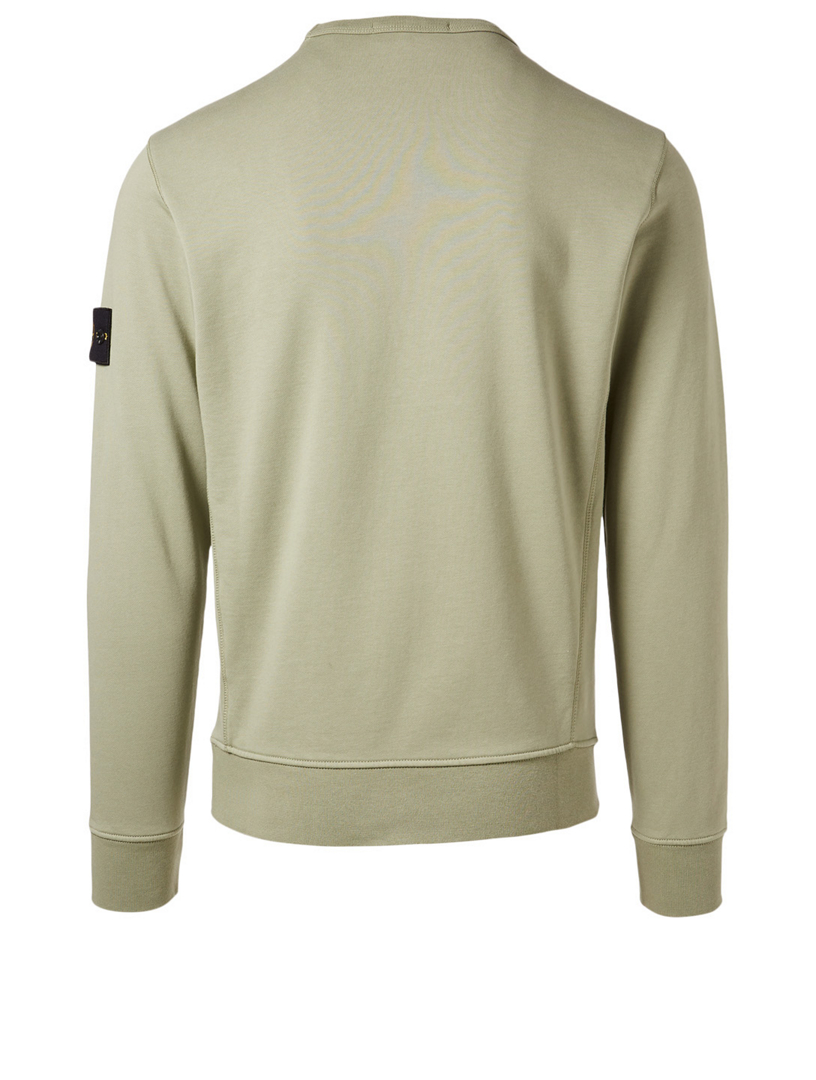 Crewneck sweatshirt stone outlet island