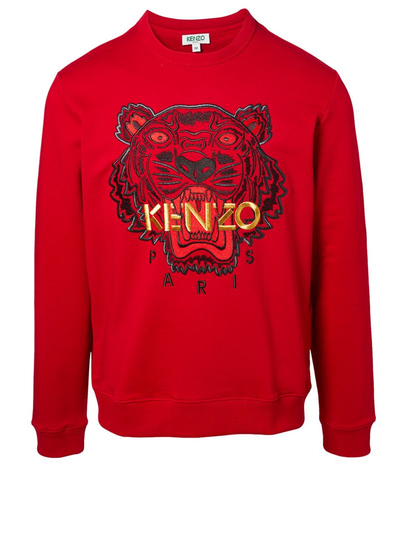 Crew necks Kenzo - Tiger intarsia wool blend sweater - F862TO4373XA08