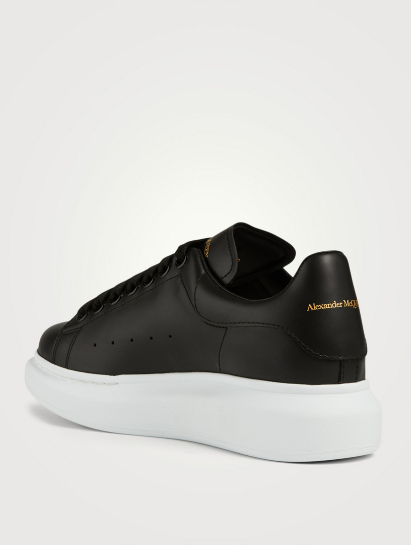 ALEXANDER MCQUEEN Oversized Leather Sneakers Holt Renfrew