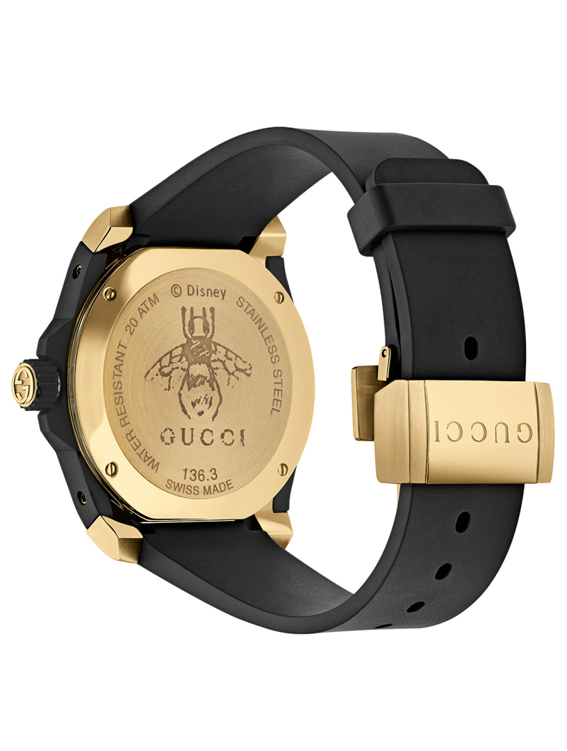 CNY Gucci Dive Watch With Rubber Strap