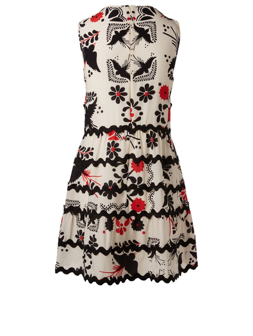 RED VALENTINO Printed A-Line Dress