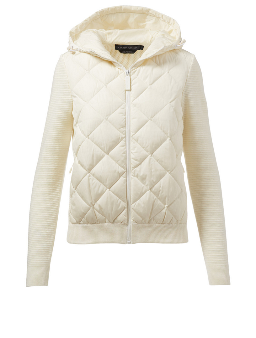 Hybridge quilted knit on sale hoody