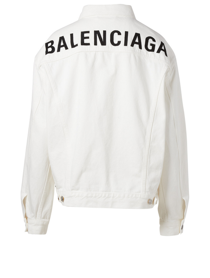 White 2024 balenciaga jacket