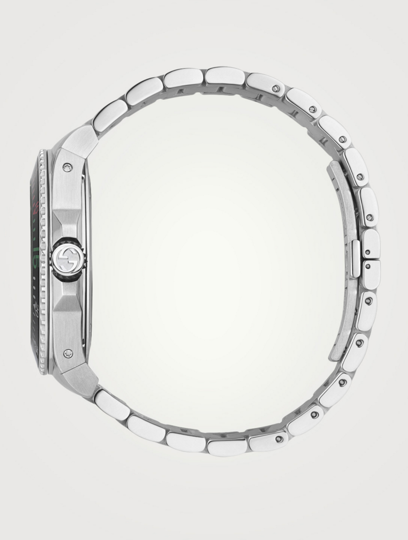 Gucci Dive Snake Stainless Steel Bracelet Watch