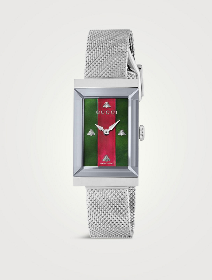 Gucci discount mesh watch