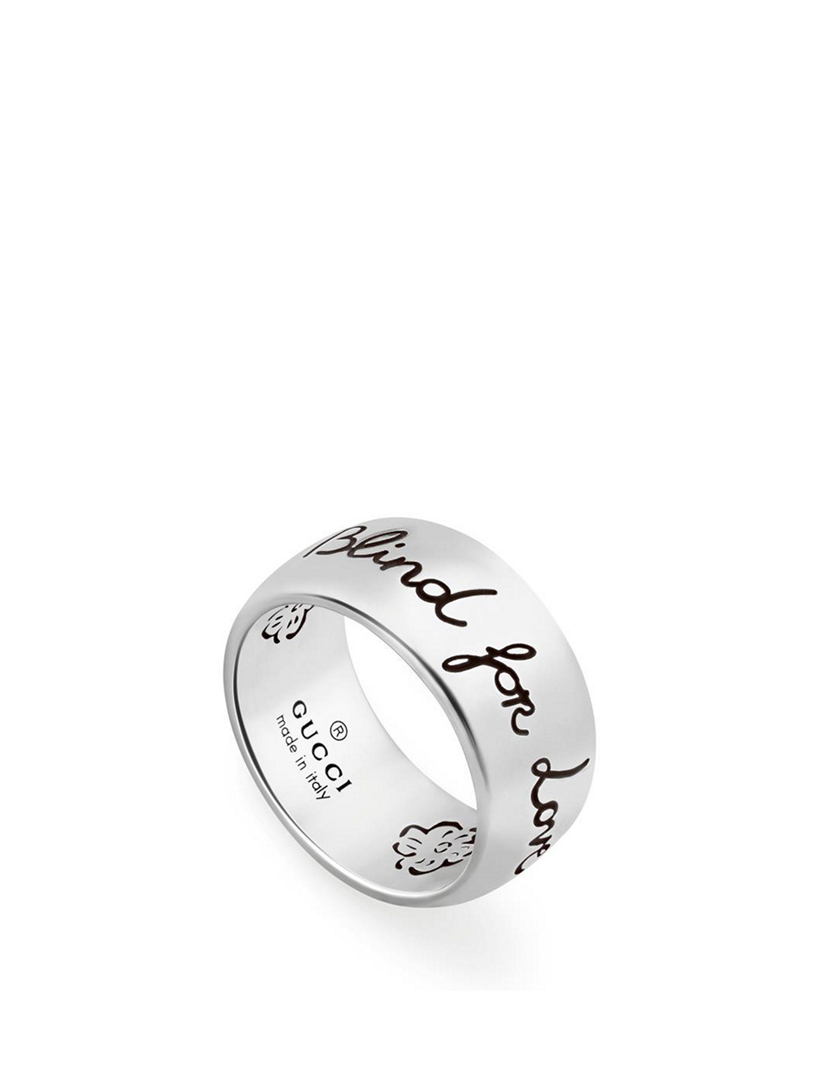 Blind For Love Sterling Silver Ring