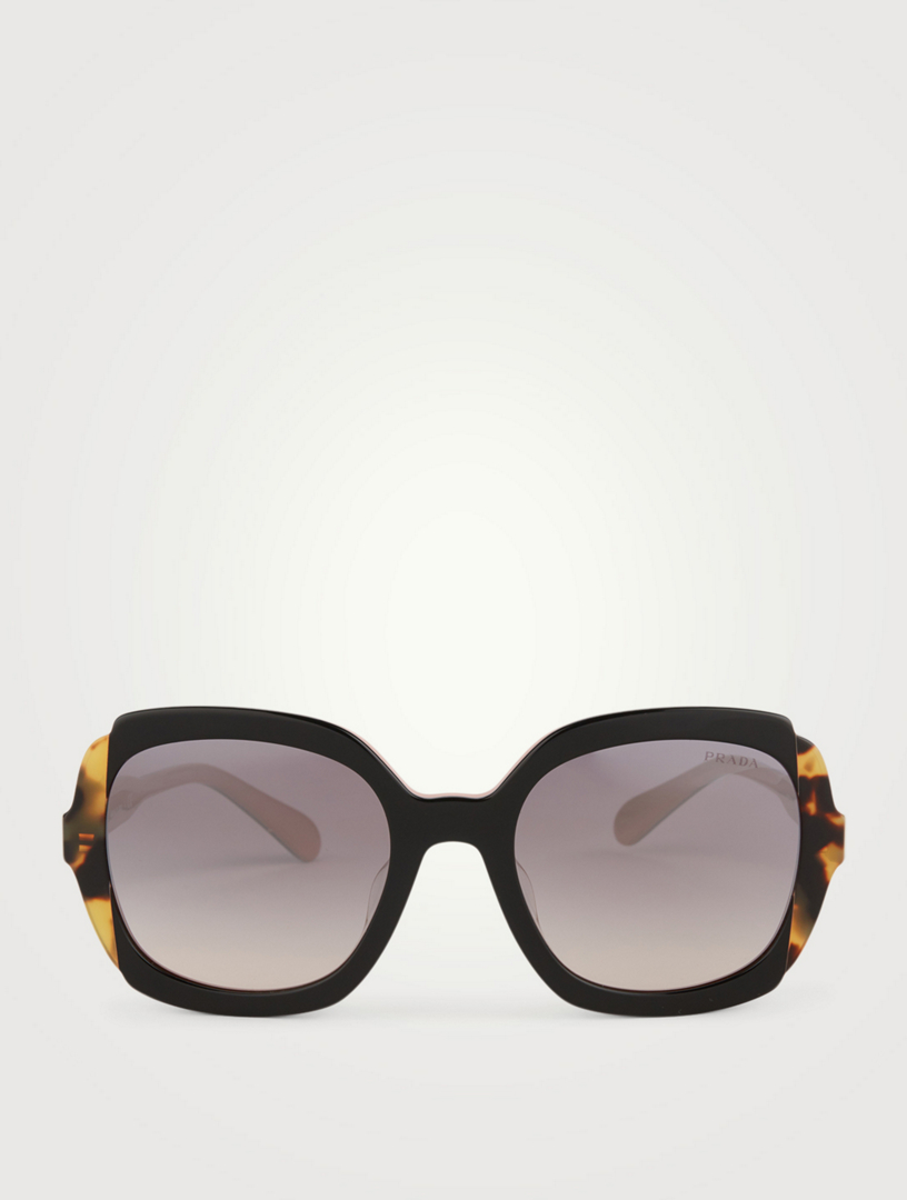 Square Two-Tone Sunglasses