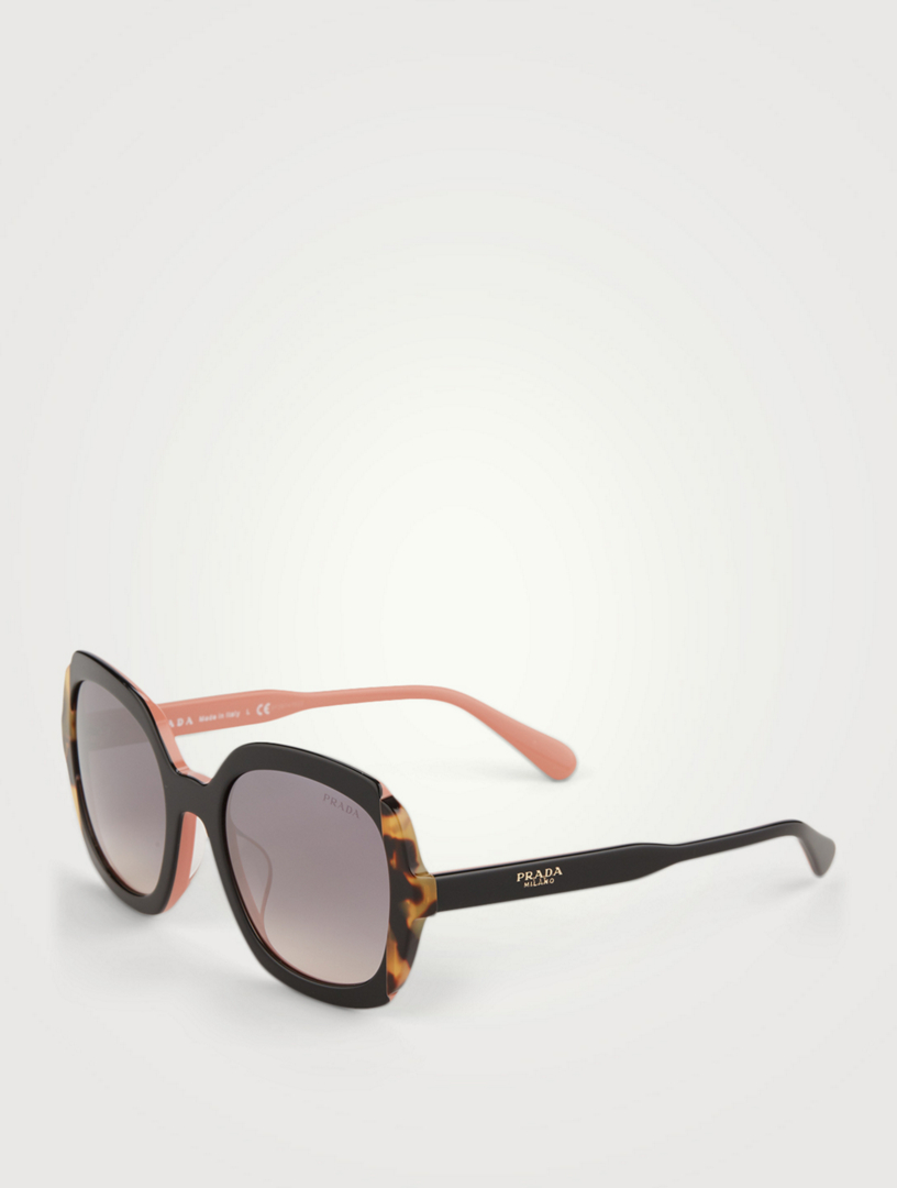Square Two-Tone Sunglasses