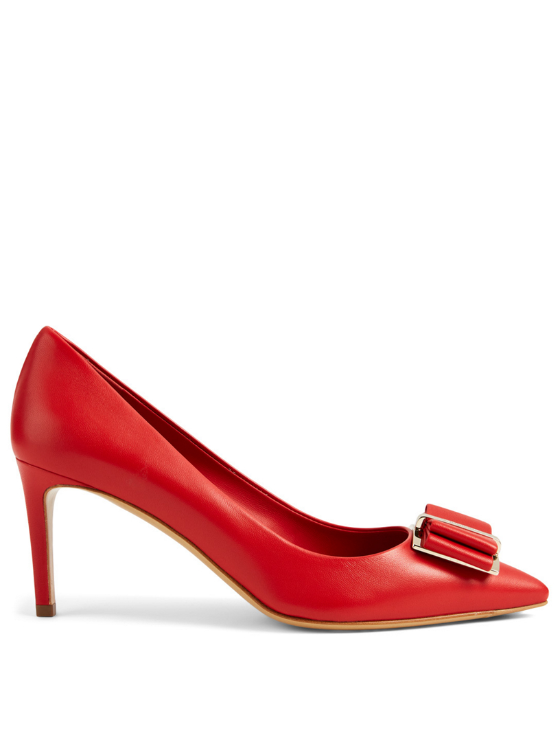 FERRAGAMO Zeri 70 Leather Pumps Holt Renfrew