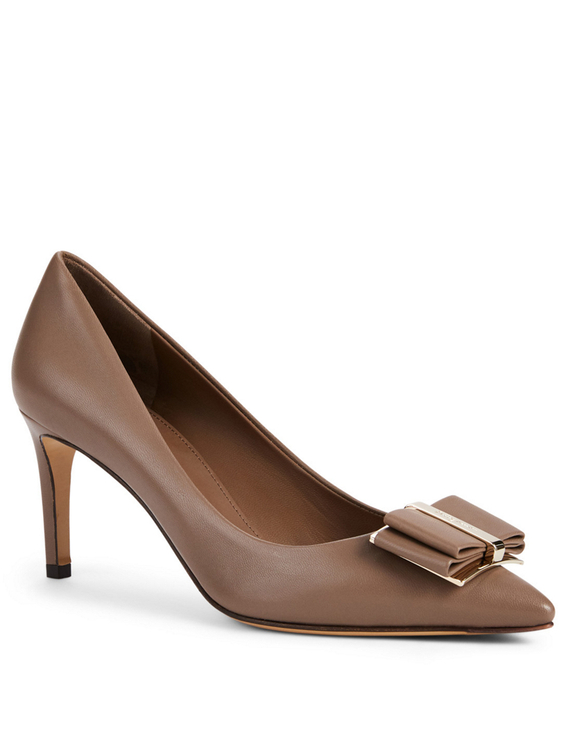 FERRAGAMO Zeri 70 Leather Pumps Holt Renfrew