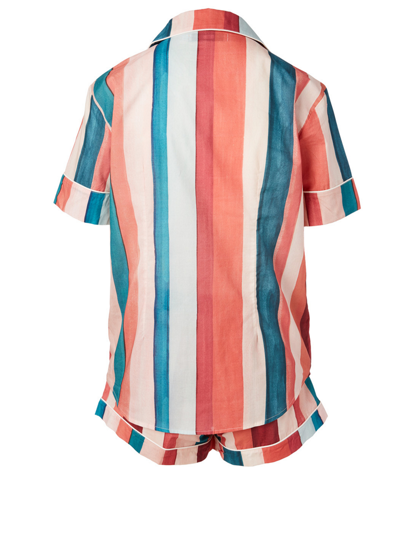 Medina Stripe Short Pajama Set