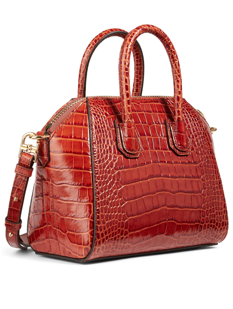 Mini Embossed Crocodile Antigona Bag – STYLISHTOP