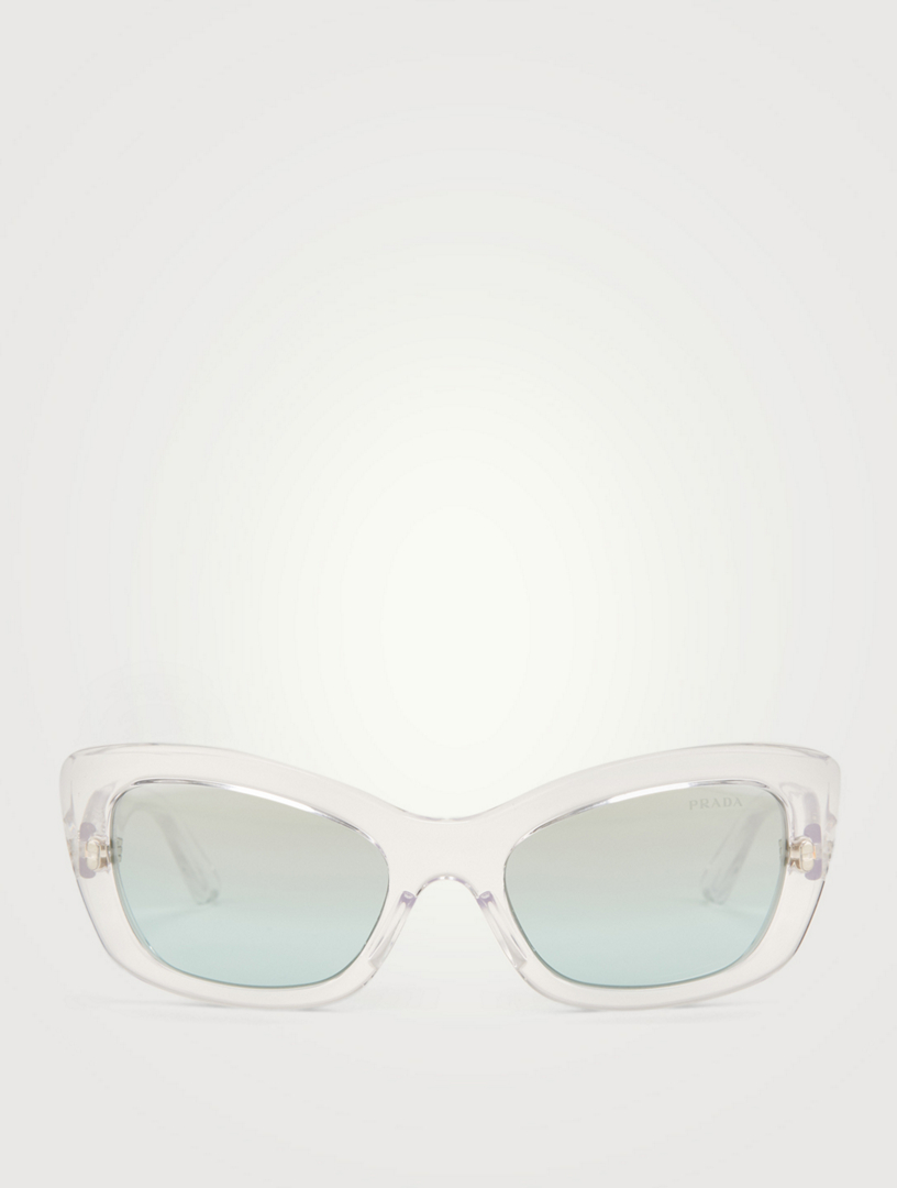 PRADA Postcard Rectangular Sunglasses Holt Renfrew