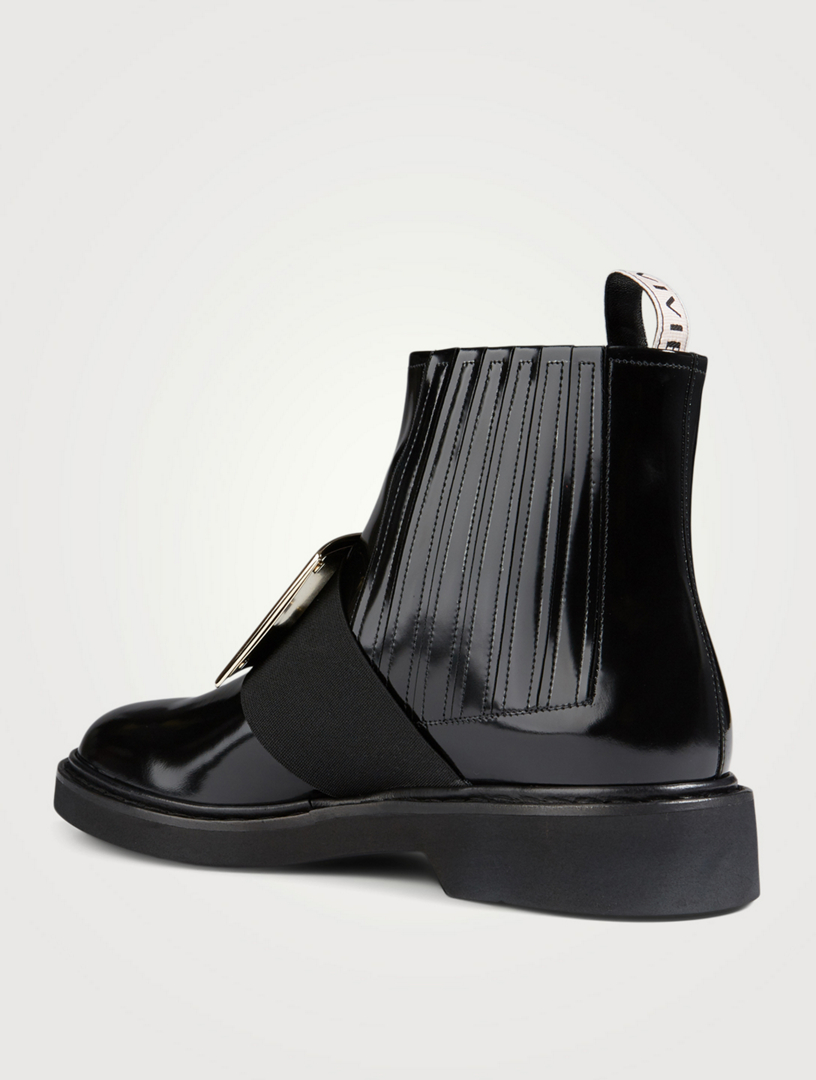 Viv' Rangers Patent Leather Chelsea Boots