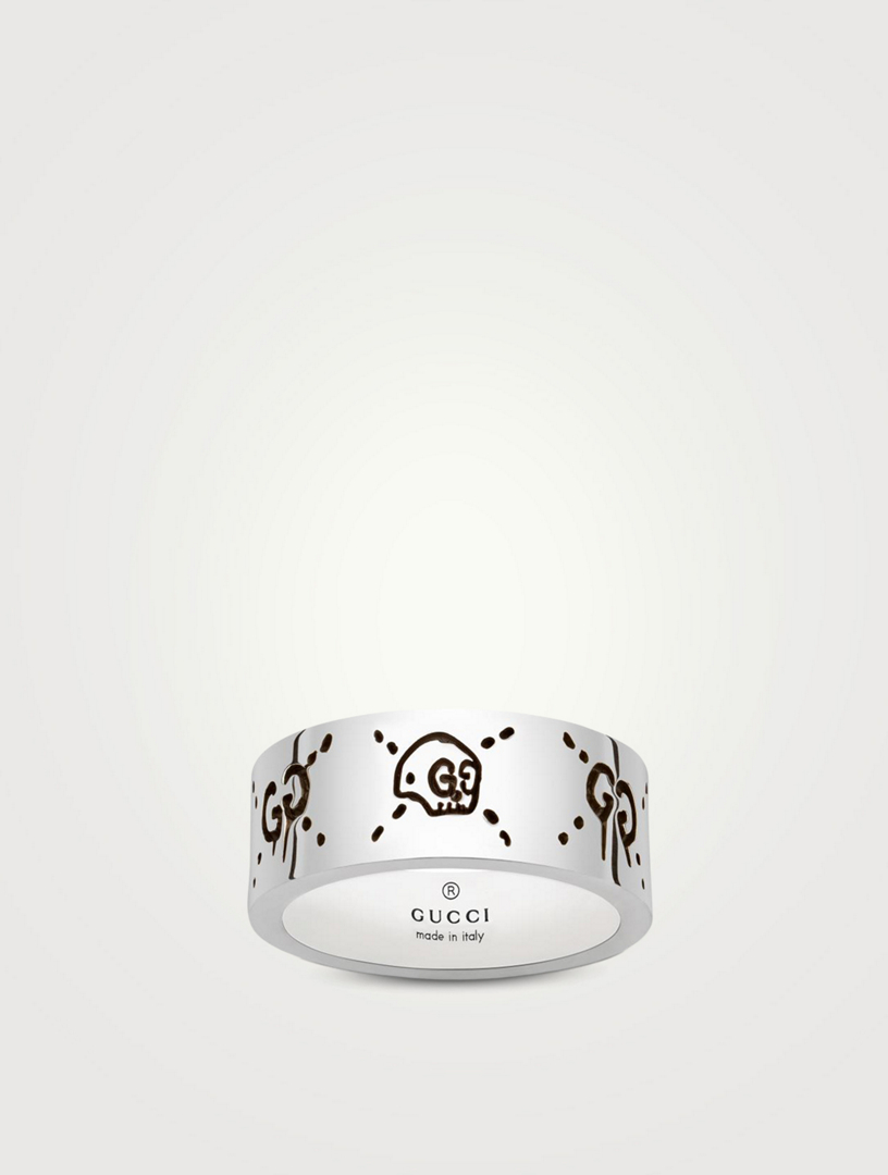 GucciGhost Sterling Silver Ring