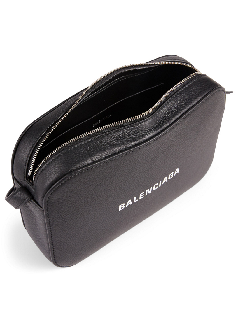 Balenciaga Black Leather Everyday Camera Shoulder Bag Balenciaga