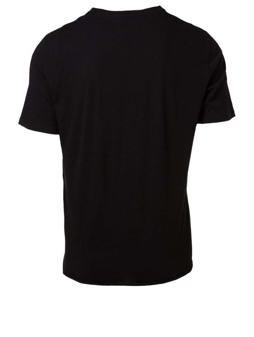 Cotton Logo Photo T-Shirt