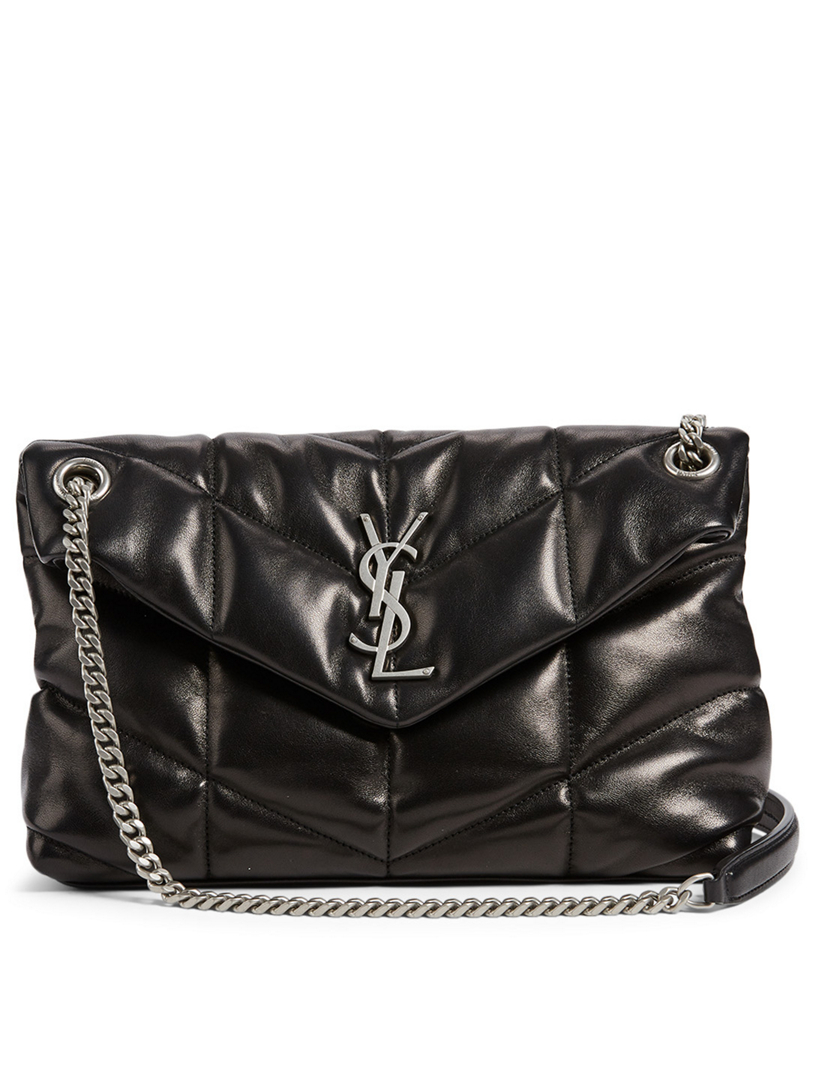 Small Loulou YSL Monogram Leather Puffer Bag