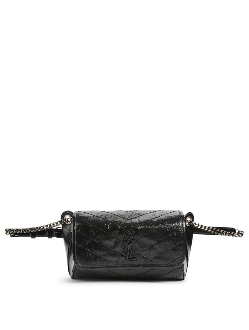 กระเป๋าคาดอกคาดเอวYSL LOU BELT BAG IN MATELASSÉ LEATHER DARK BEIGE