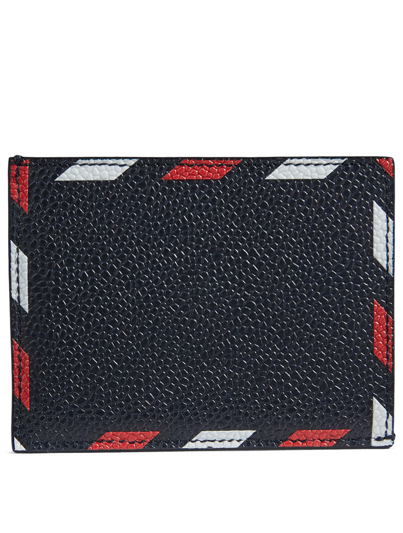 Airmail Printed Leather Card Holder
