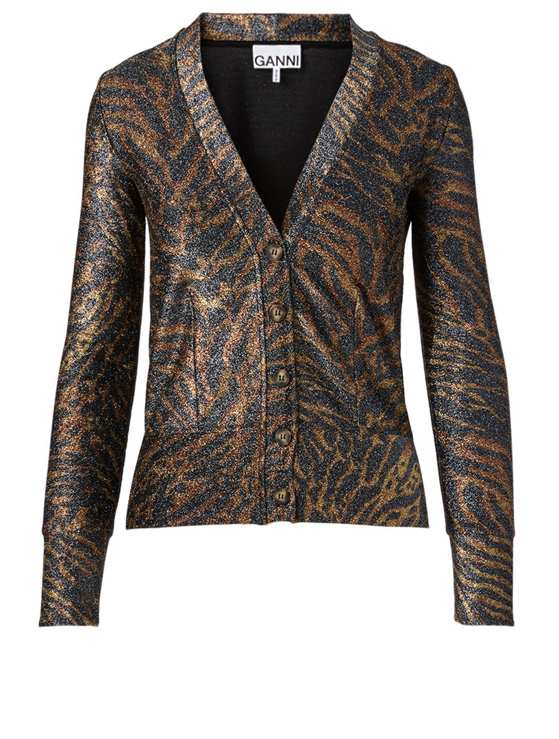 Lurex cardigan deals