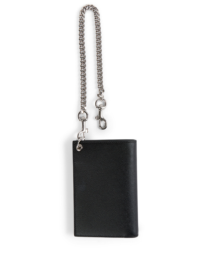 N/S Leather Chain Wallet
