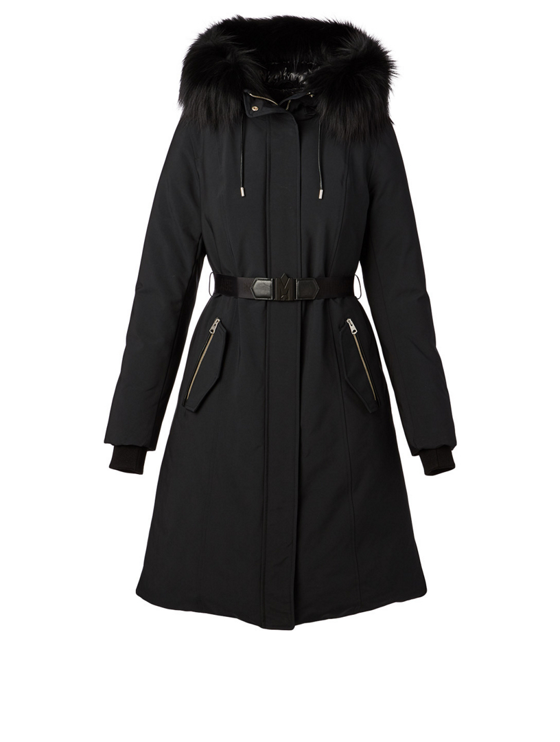 MACKAGE Kailyn Down Coat With Silver Fox Hood Holt Renfrew