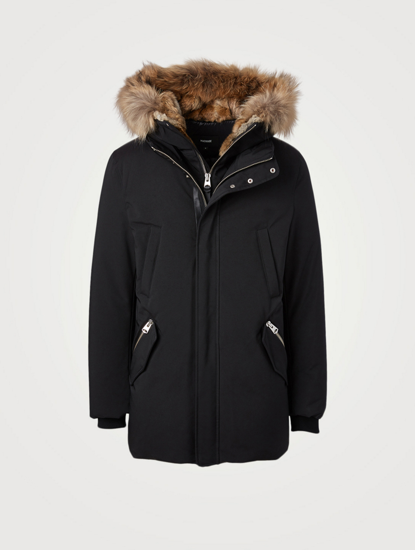 Edward Down Coat With Fur Hood