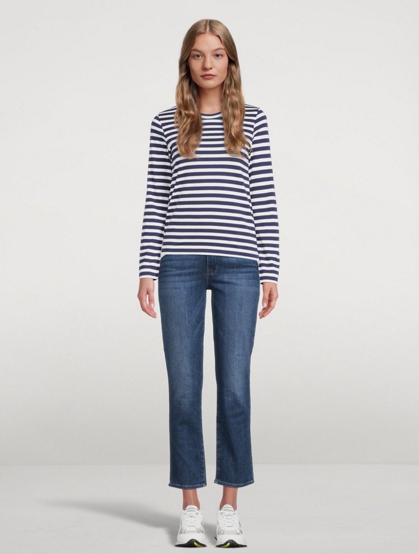 Frame store striped jeans