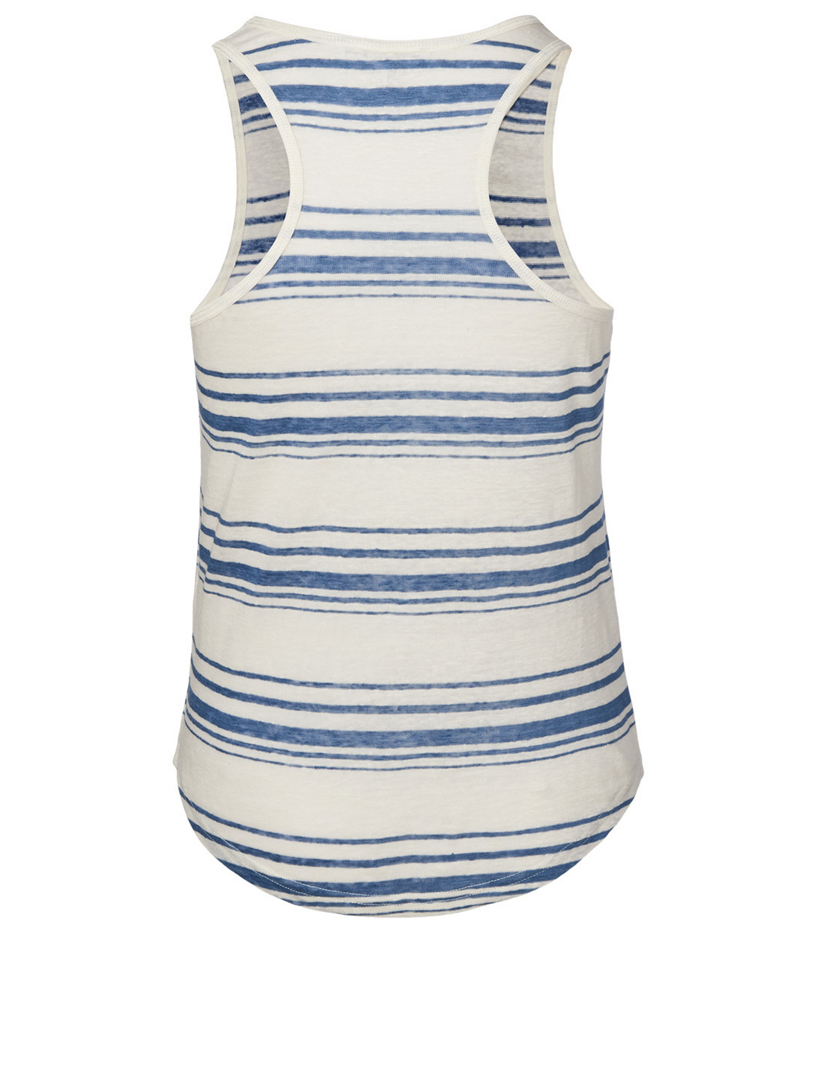 Linen Racer Tank