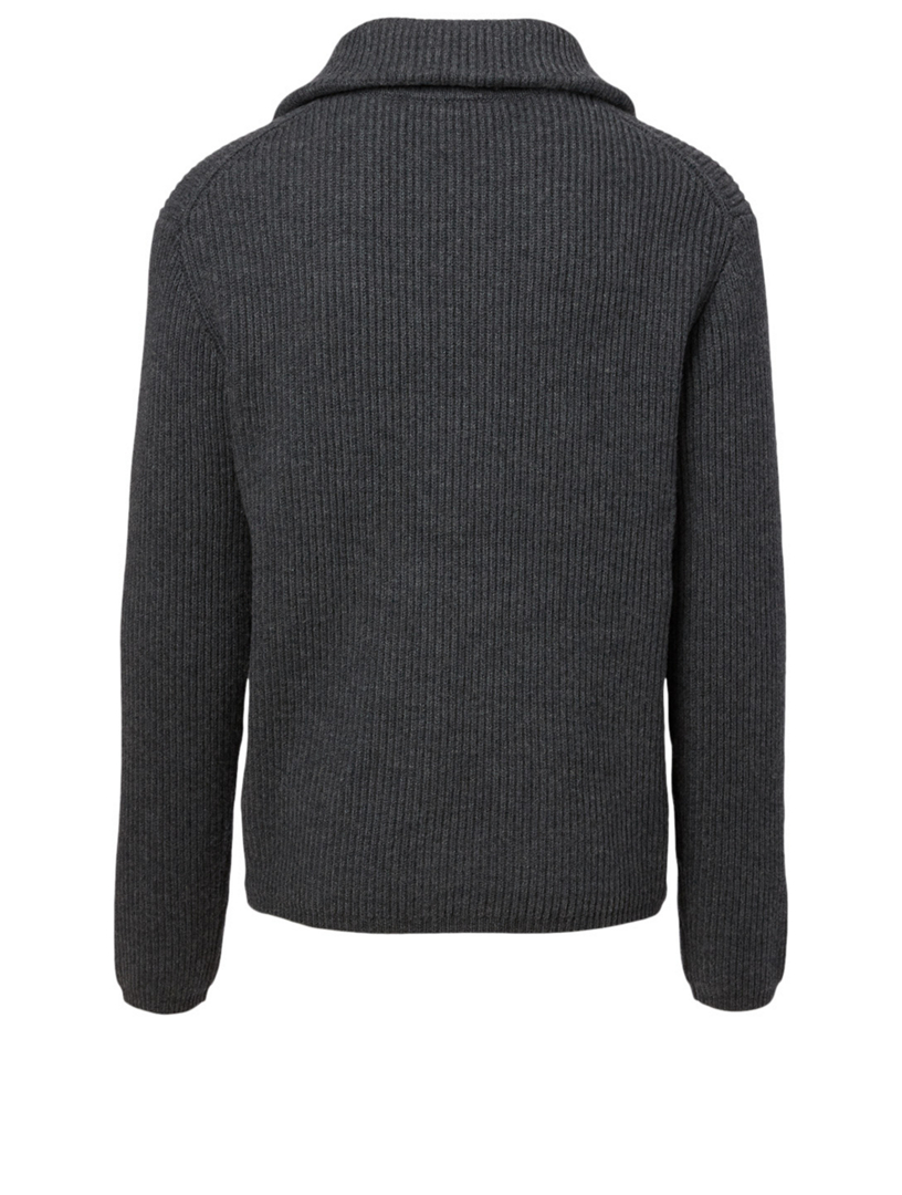 Wool Zip Sweater