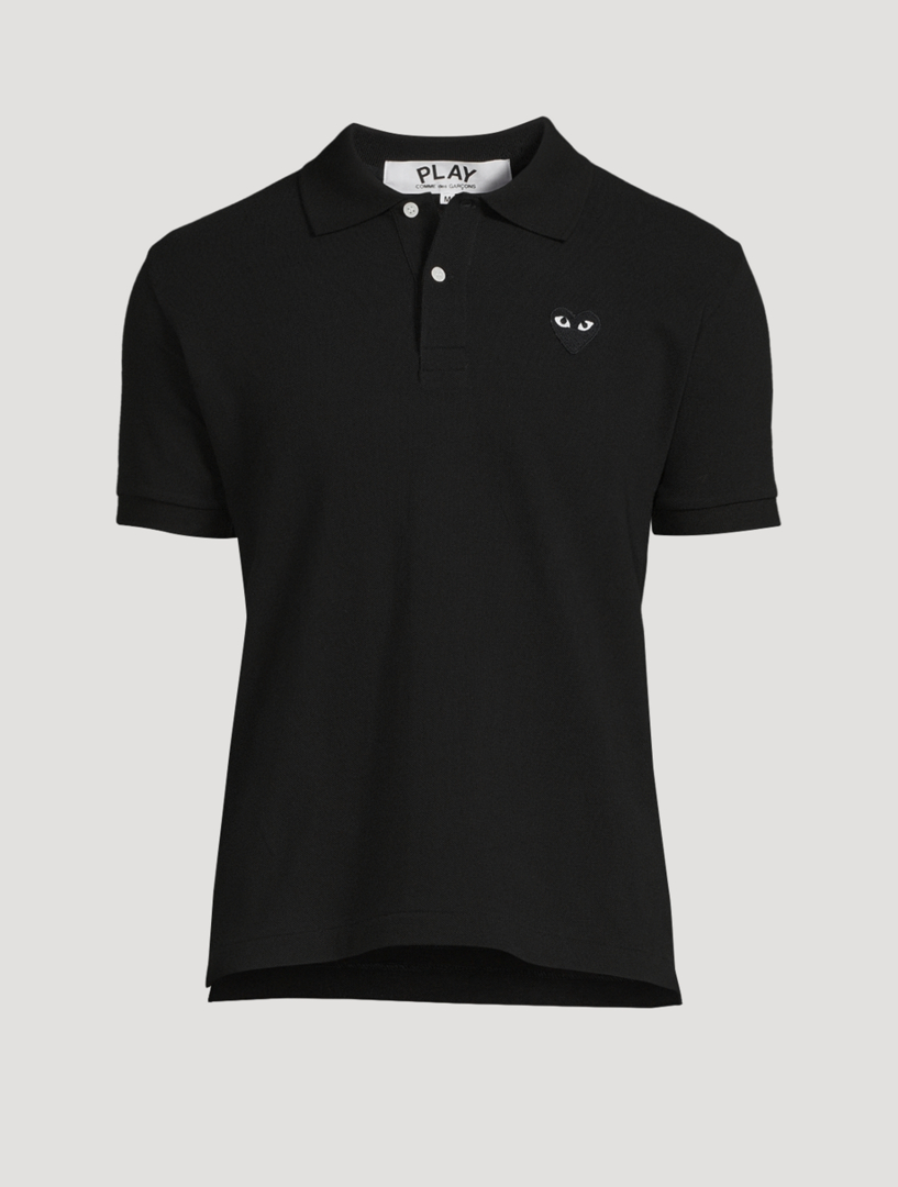 Monogram Motif Polo Shirt in Soft Fawn - Men