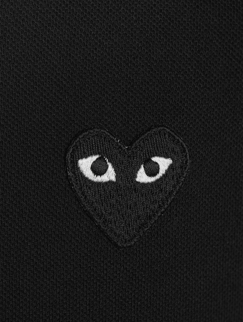 COMME DES GARÇONS PLAY Cotton Heart Polo Shirt | Holt Renfrew