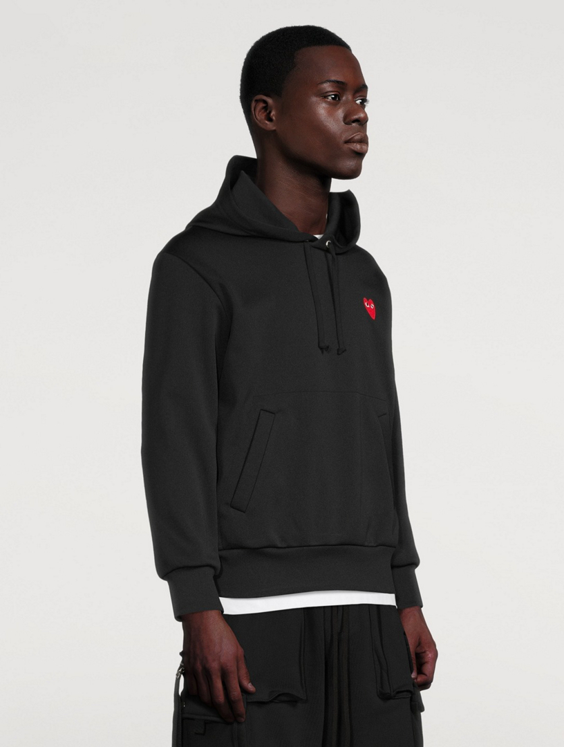 Comme de cheap garcon black hoodie