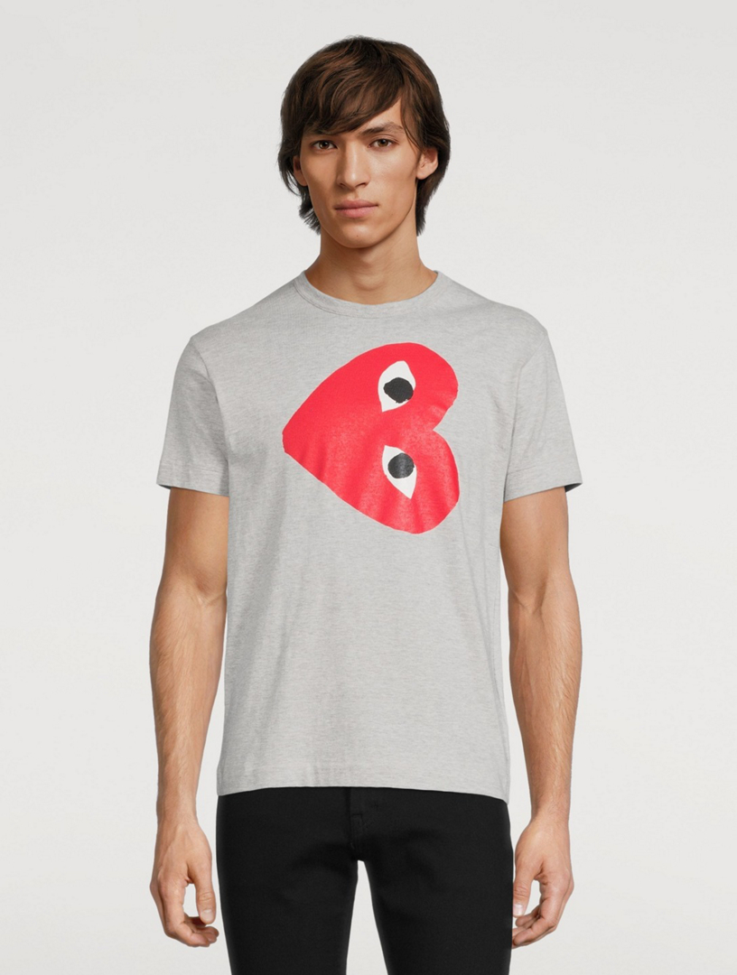 Cotton Side Heart T-Shirt