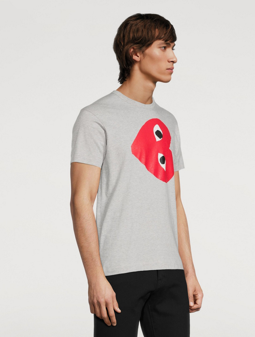 Cotton Side Heart T-Shirt