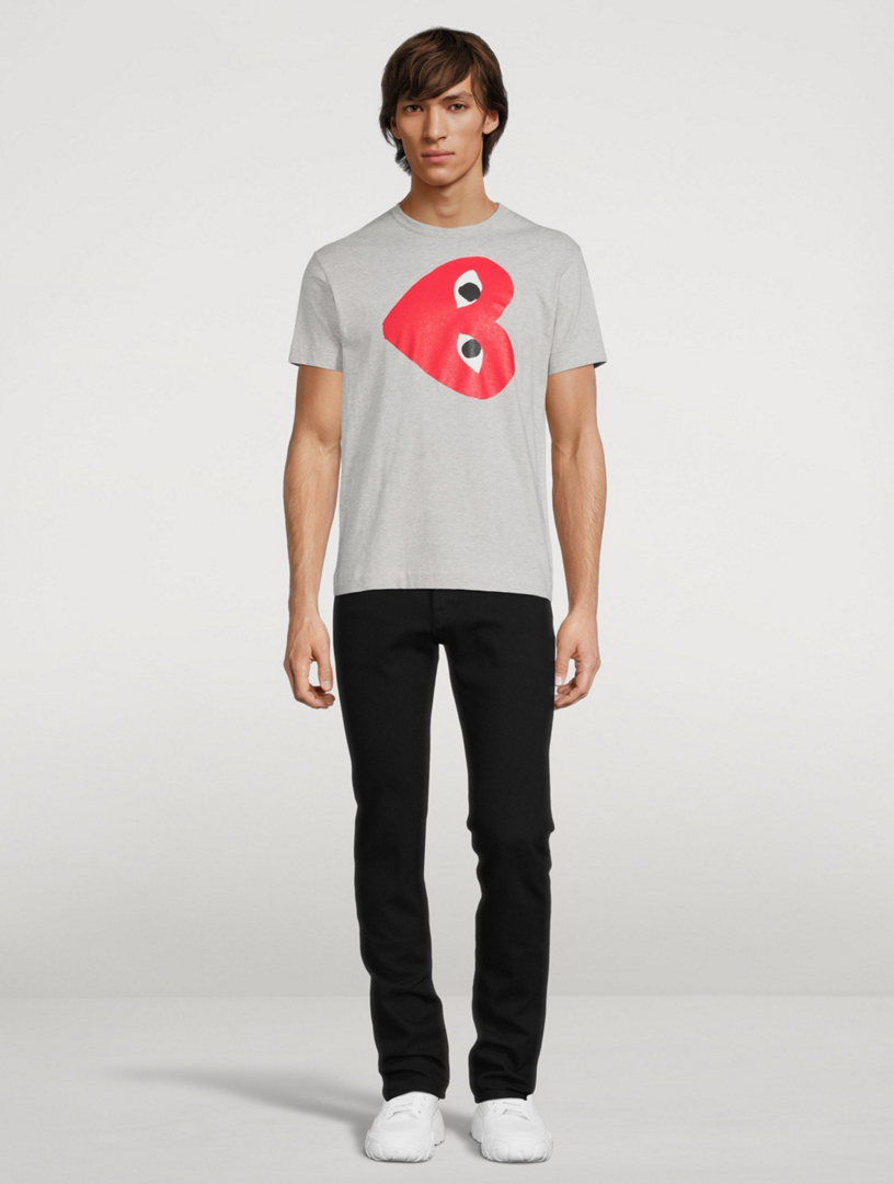 Cotton Side Heart T-Shirt