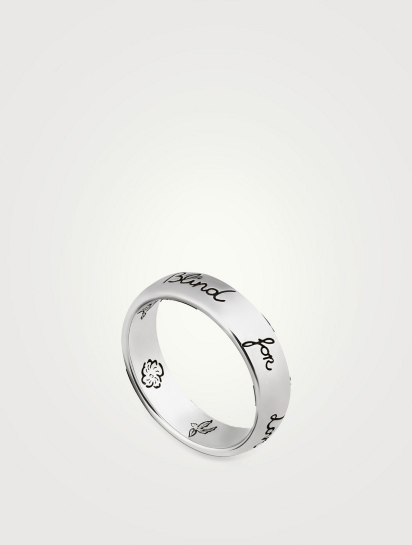 Blind For Love Sterling Silver Ring