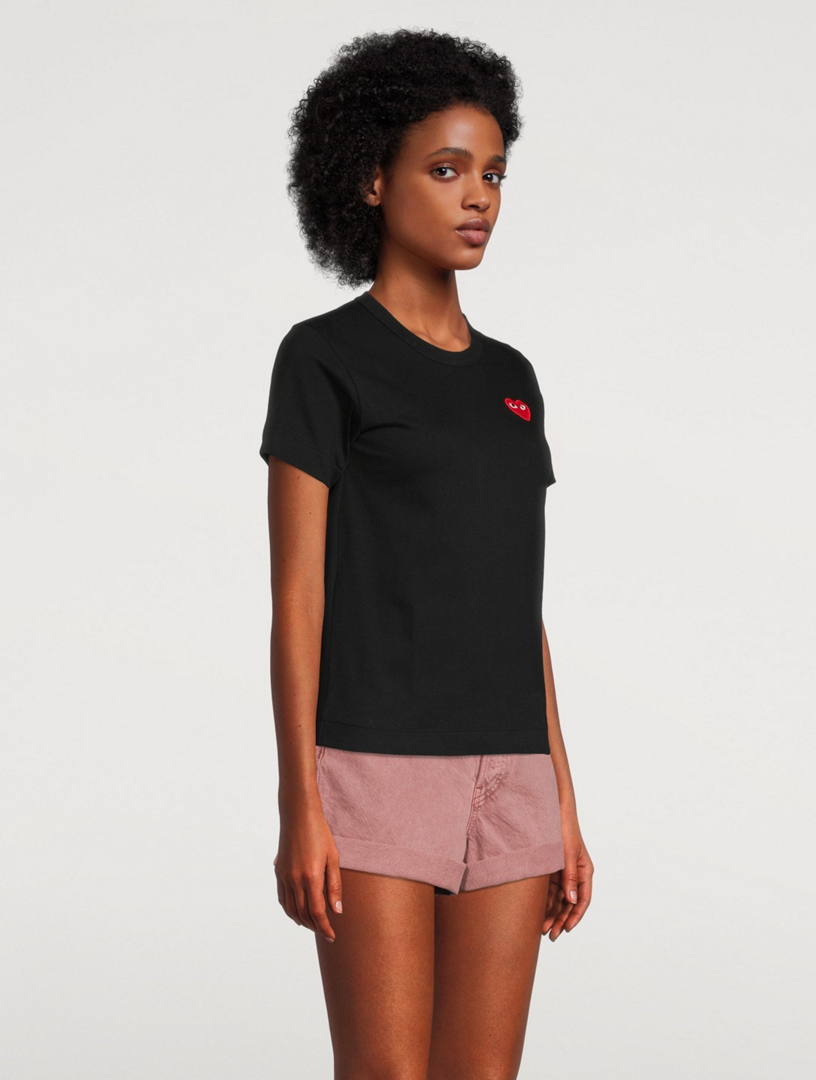 Comme des garcons play t shirt women's sale