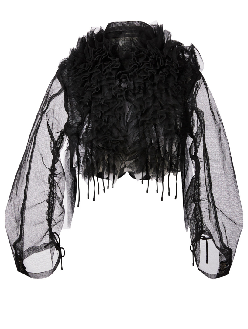 Transparent Tulle Jacket