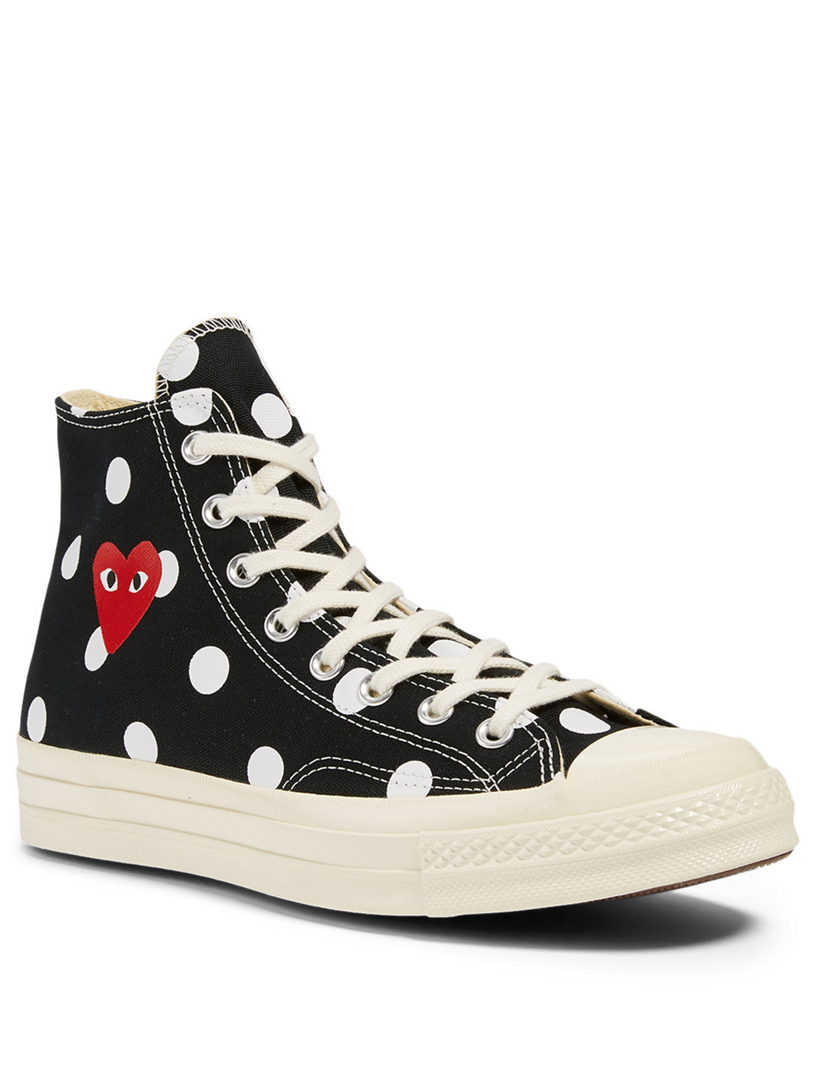 Comme des gar?ons converse a pois sale