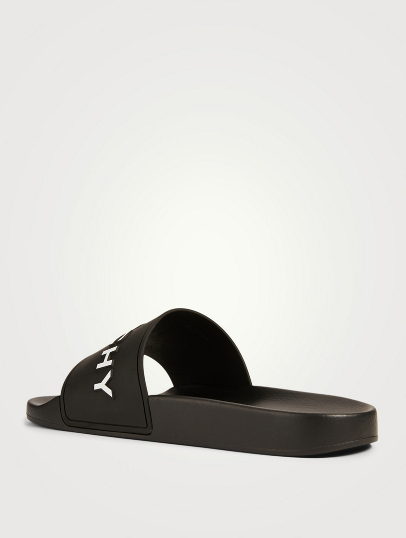 Givenchy black slides best sale